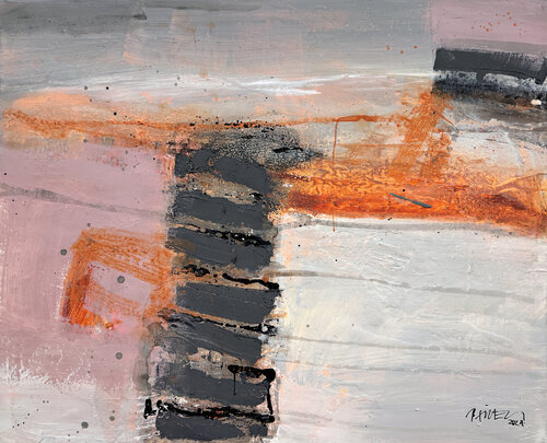 Stein auf Stein (2390) by Robert Süess, Painting for Sale on Select