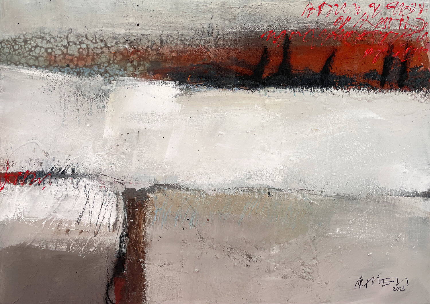 Benebelt (1271) Robert Süess Original painting for sale