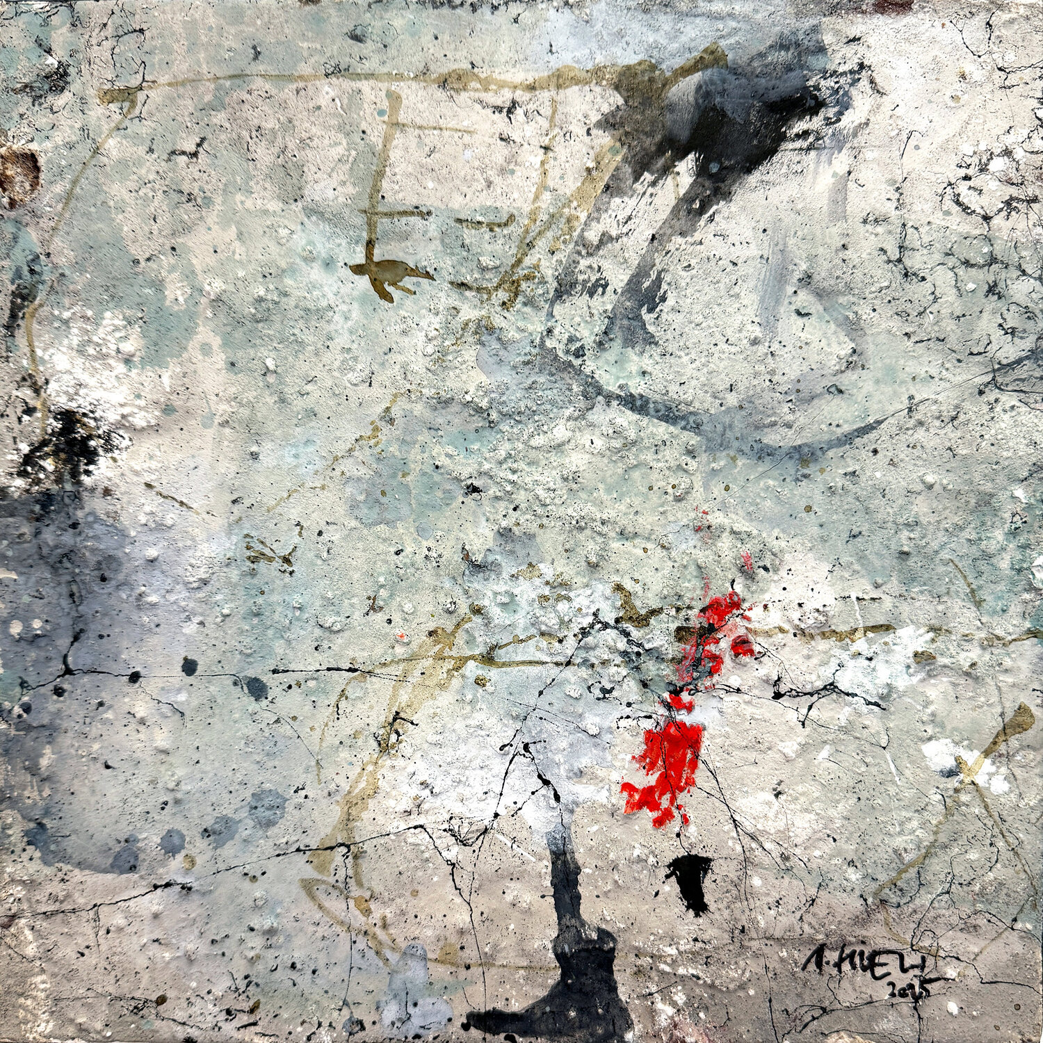 Zeitzeichen (1184) Robert Süess Original painting for sale