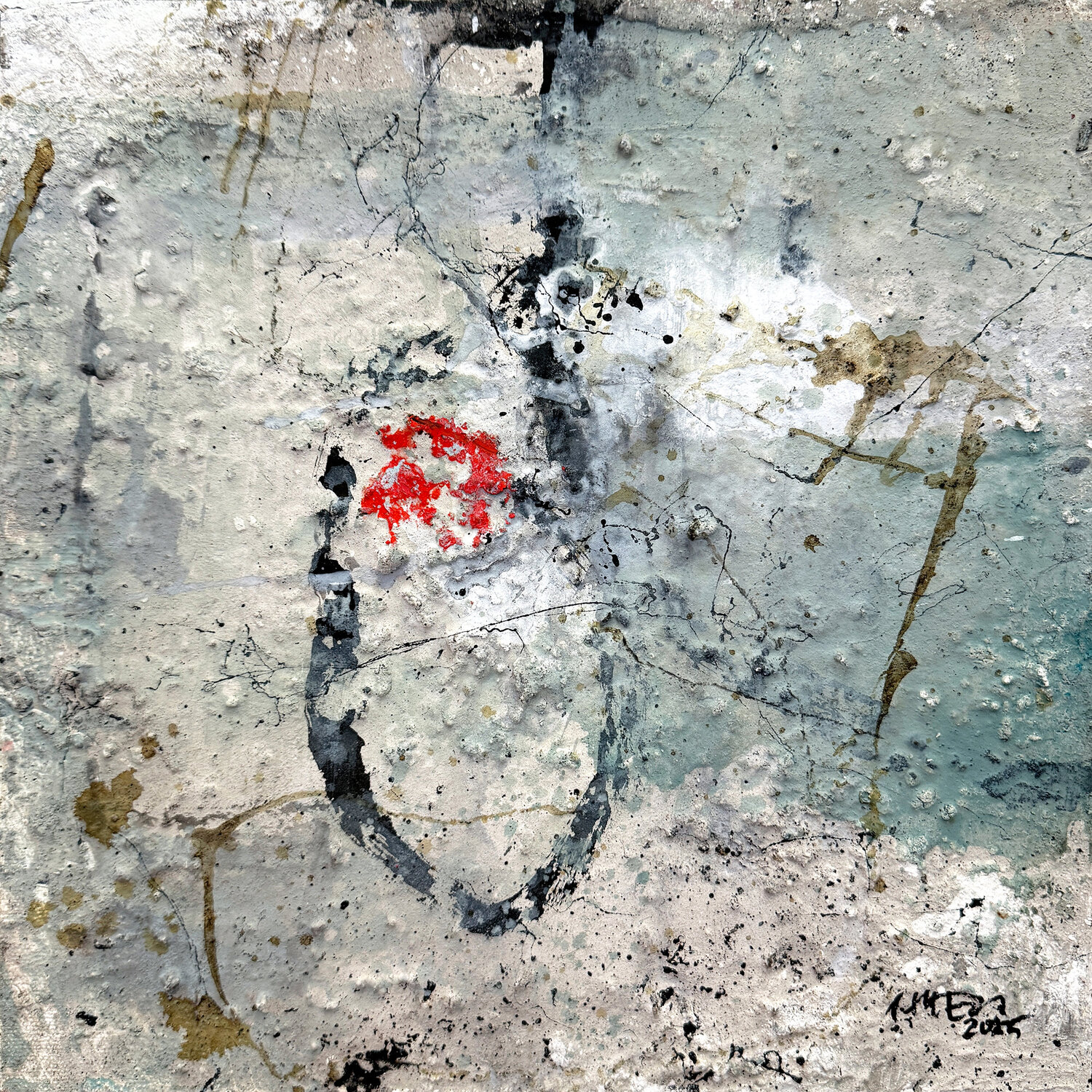 Zeitzeichen (1185) Robert Süess Original painting for sale