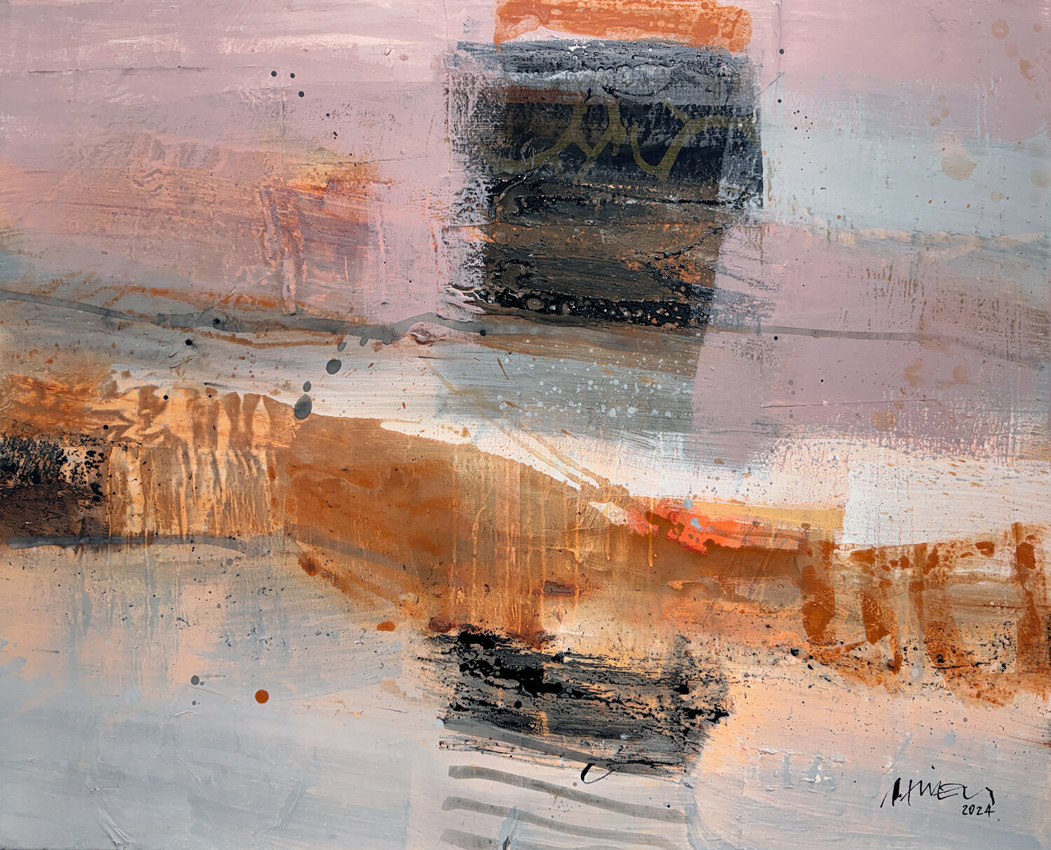 Fallendes Licht (2389) Robert Süess Original painting for sale