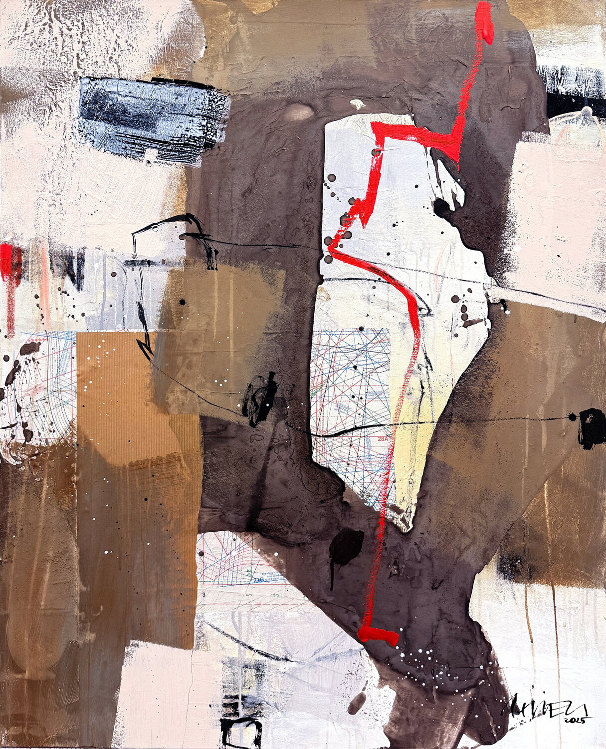 Im Einklang (2151) Robert Süess Original painting for sale