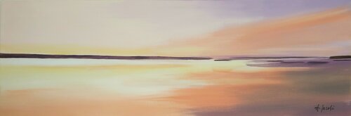 Last Light - Seascape Painting. Realism. Impressionism. by Andrea Jacobi, Painting for Sale on Select