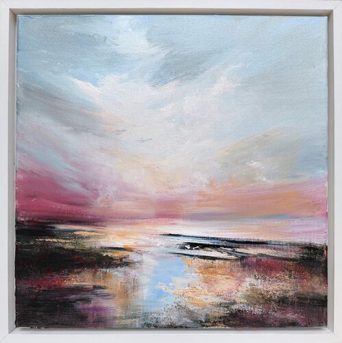 Echo of Light - Seascape, Impressionism by Andrea Jacobi, Painting for Sale on Select