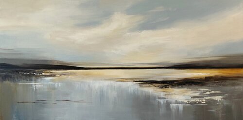 Time for Silence - Landscape von Andrea Jacobi, Malerei kaufen auf Select