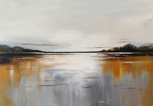 Tranquil Mind - Landscape von Andrea Jacobi, Malerei kaufen auf Select