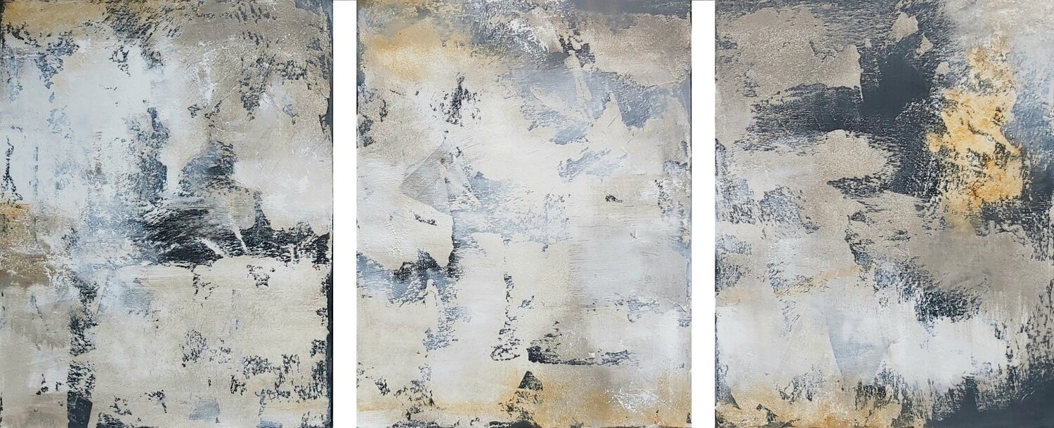 Quiet Moment - Abstract Andrea Jacobi Original painting for sale