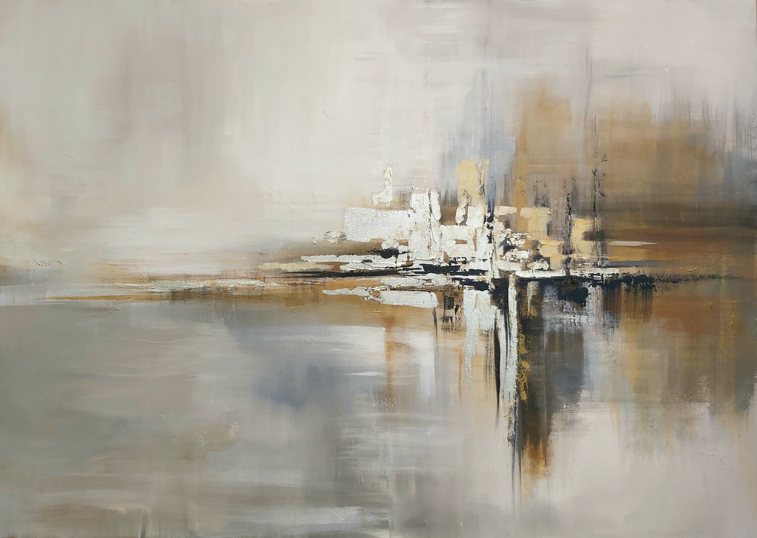 It's a Dream 2 - Abstract Andrea Jacobi Original painting for sale