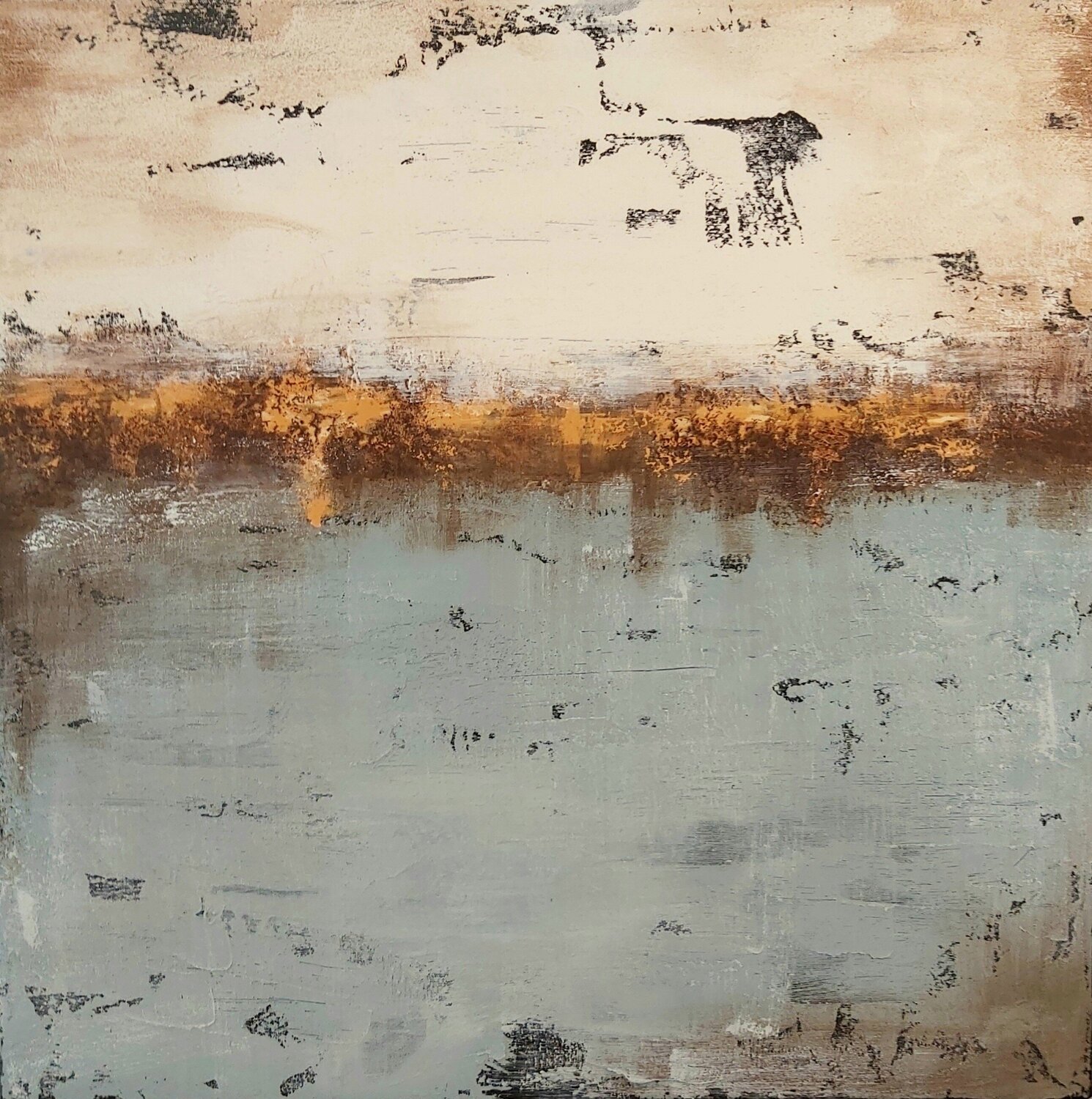 Confidence - Abstract Andrea Jacobi Original painting for sale