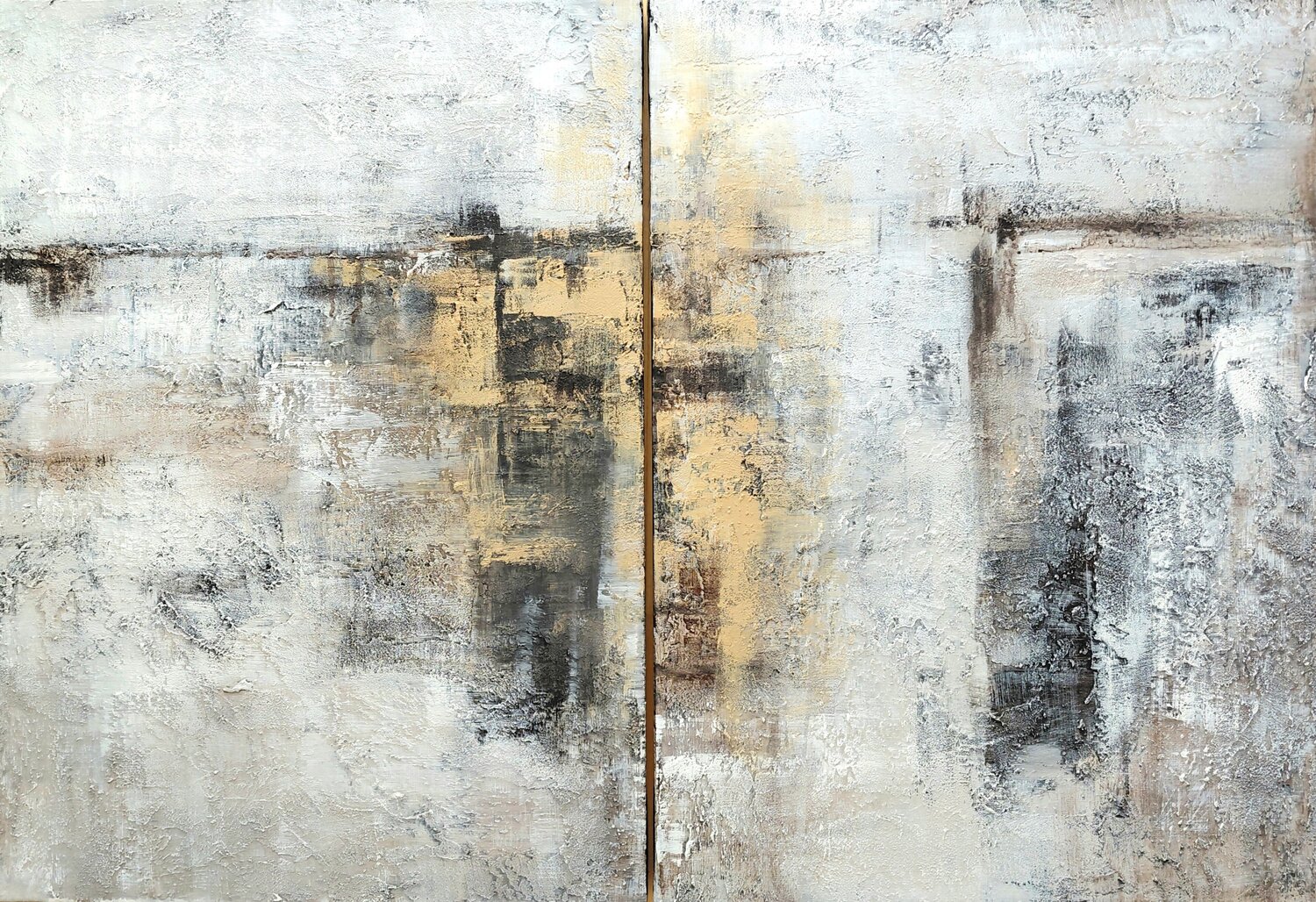 Rough Surface 1 - Abstract Andrea Jacobi Original painting for sale