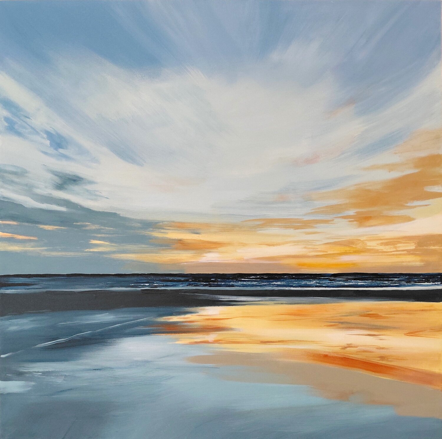 Window of the Soul - Seascape Painting. Realism. Andrea Jacobi Original painting for sale