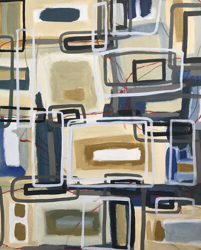 Between the Lines by Jaye Alison, Painting for Sale on Select