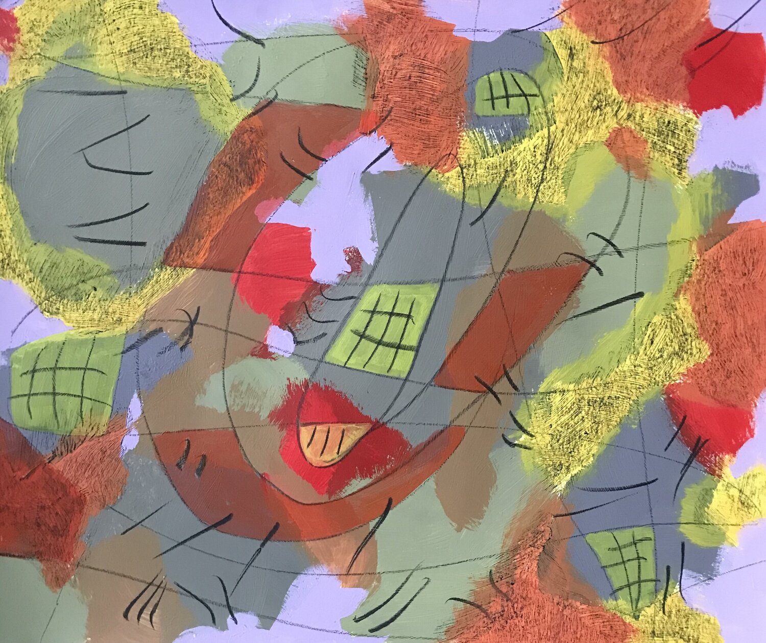 Targeted 3 Jaye Alison Original painting for sale