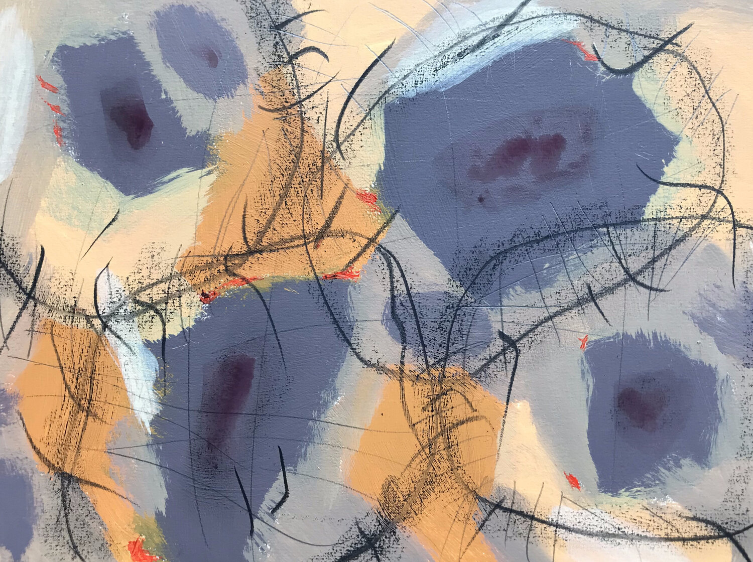 Points of Departure II Jaye Alison Original painting for sale
