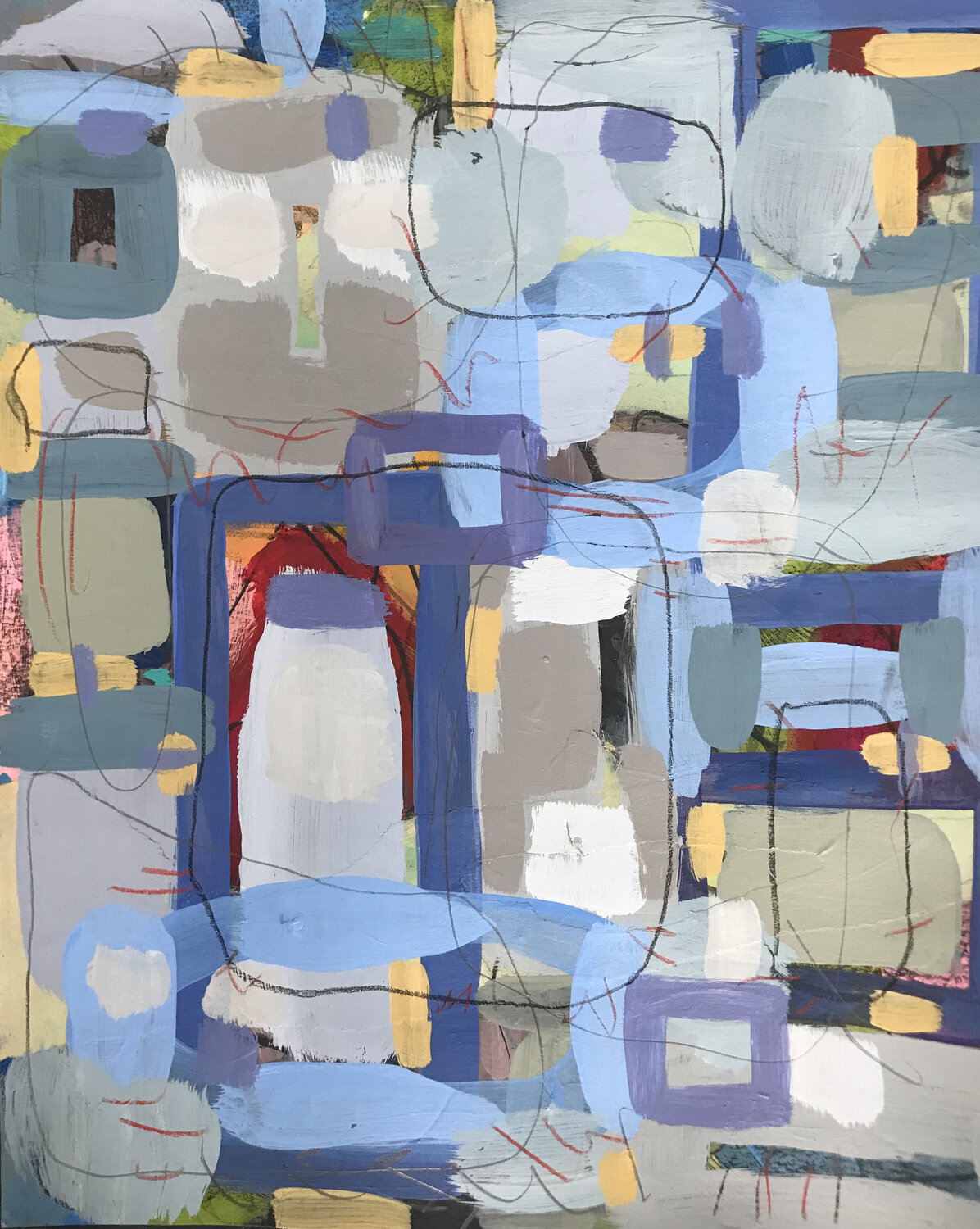 Stopping the Noise - Peace II Jaye Alison Original painting for sale
