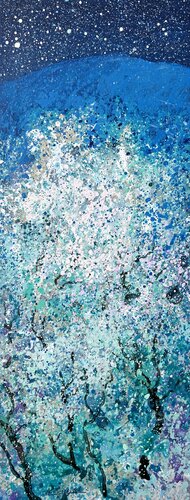 Garden of Night Songs #2 by Andrii Kovalyk, Painting for Sale on Select