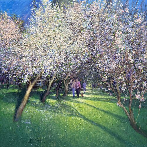 Primavera en Madrid by Andrii Kovalyk, Painting for Sale on Select