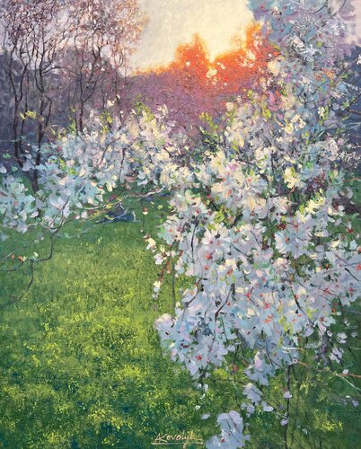 Breath of Spring by Andrii Kovalyk, Painting for Sale on Select