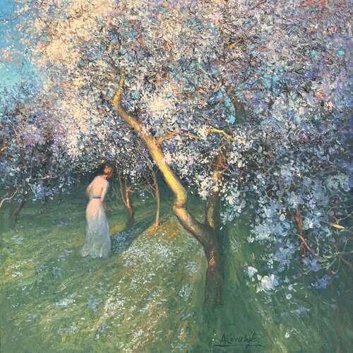 The Quiet Awakening by Andrii Kovalyk, Painting for Sale on Select