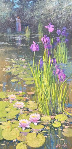 A Summer Moment by Andrii Kovalyk, Painting for Sale on Select