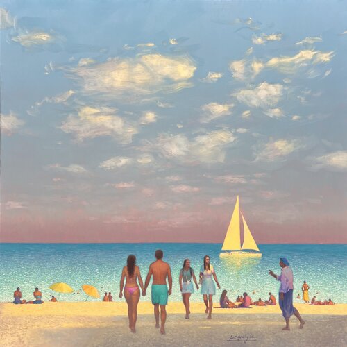 Golden Summer Memories von Andrii Kovalyk, Malerei kaufen auf Select