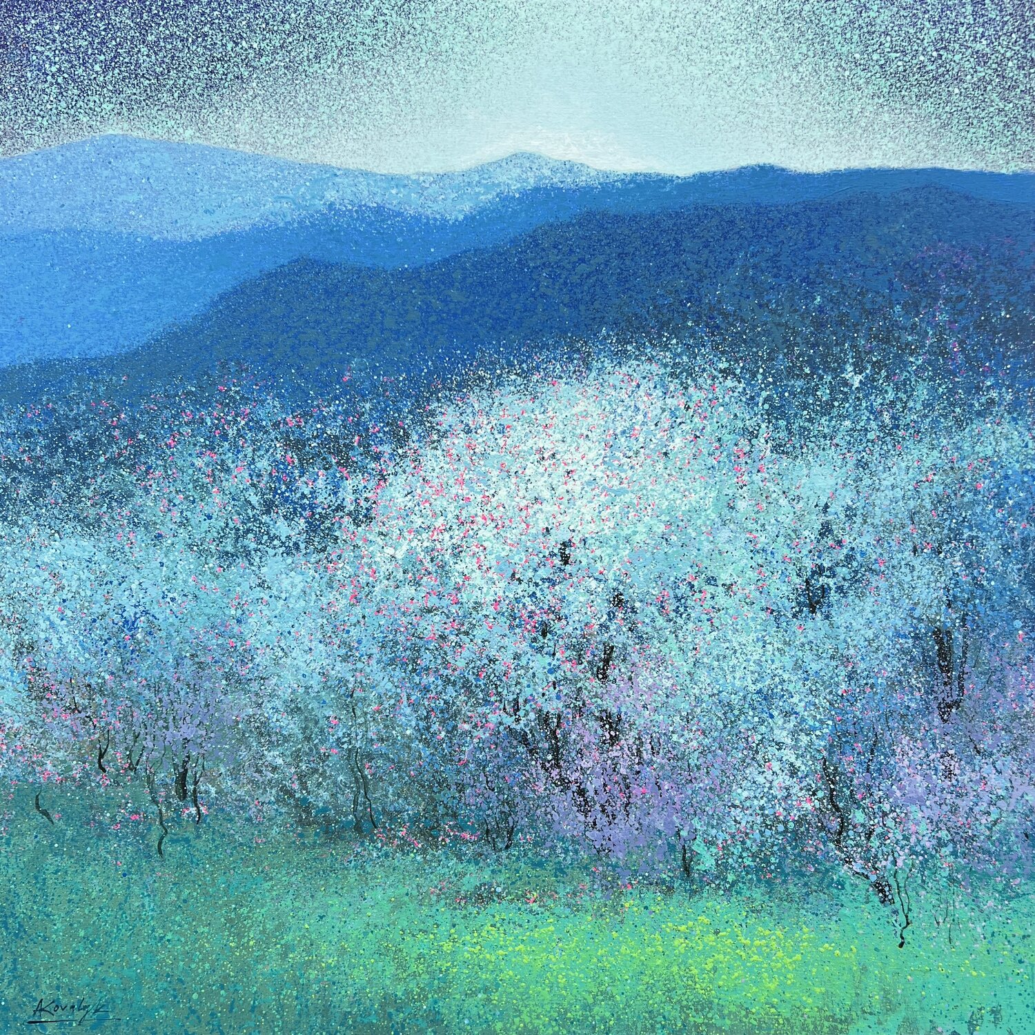 Awakening #1 Andrii Kovalyk Original painting for sale