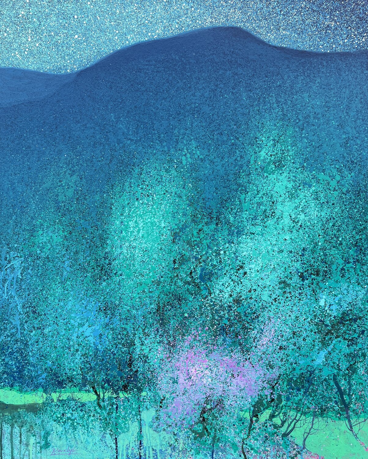 Secrets of the Soul’s Garden #3 Andrii Kovalyk Original painting for sale
