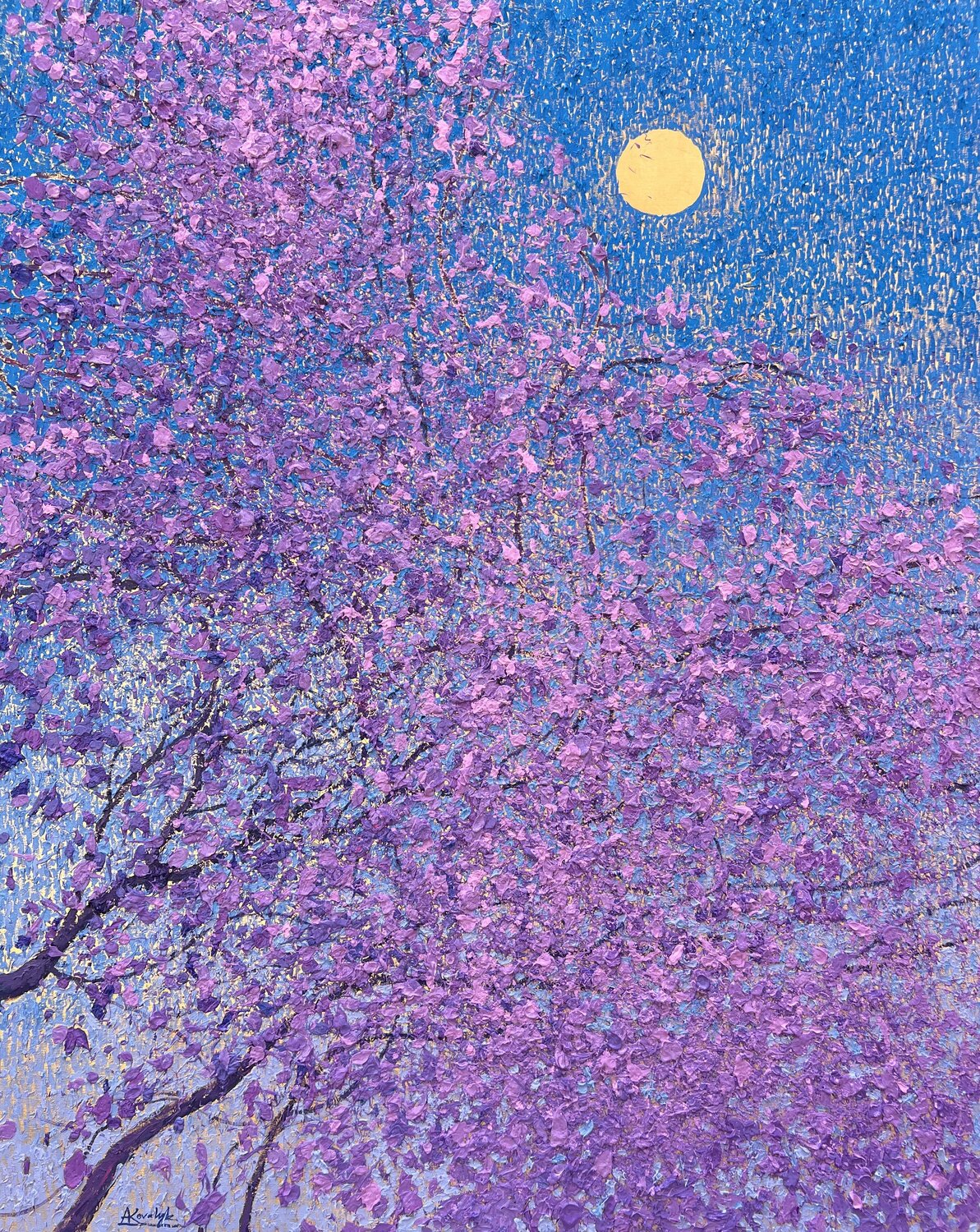 That Moment in Spring Andrii Kovalyk Original painting for sale