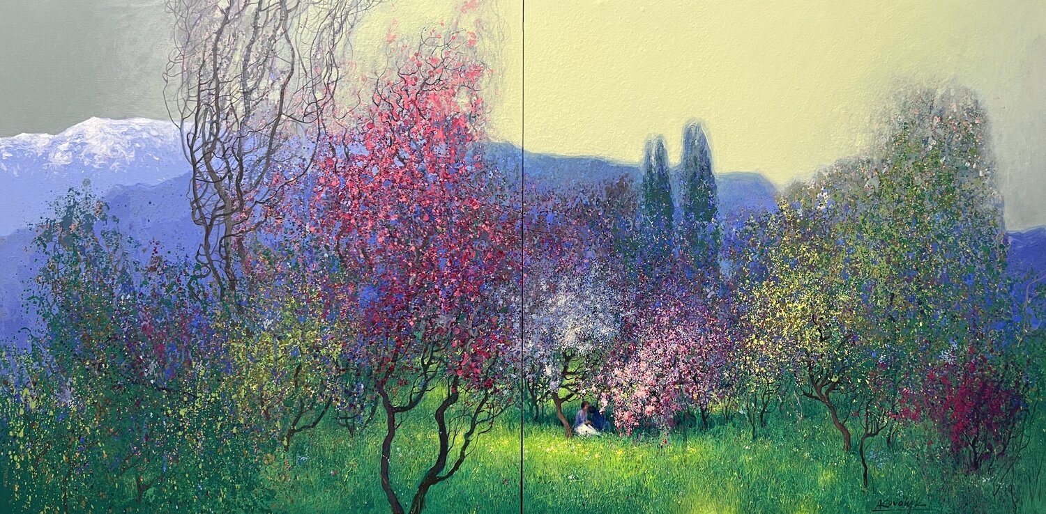 Spring in Italy Andrii Kovalyk Original painting for sale