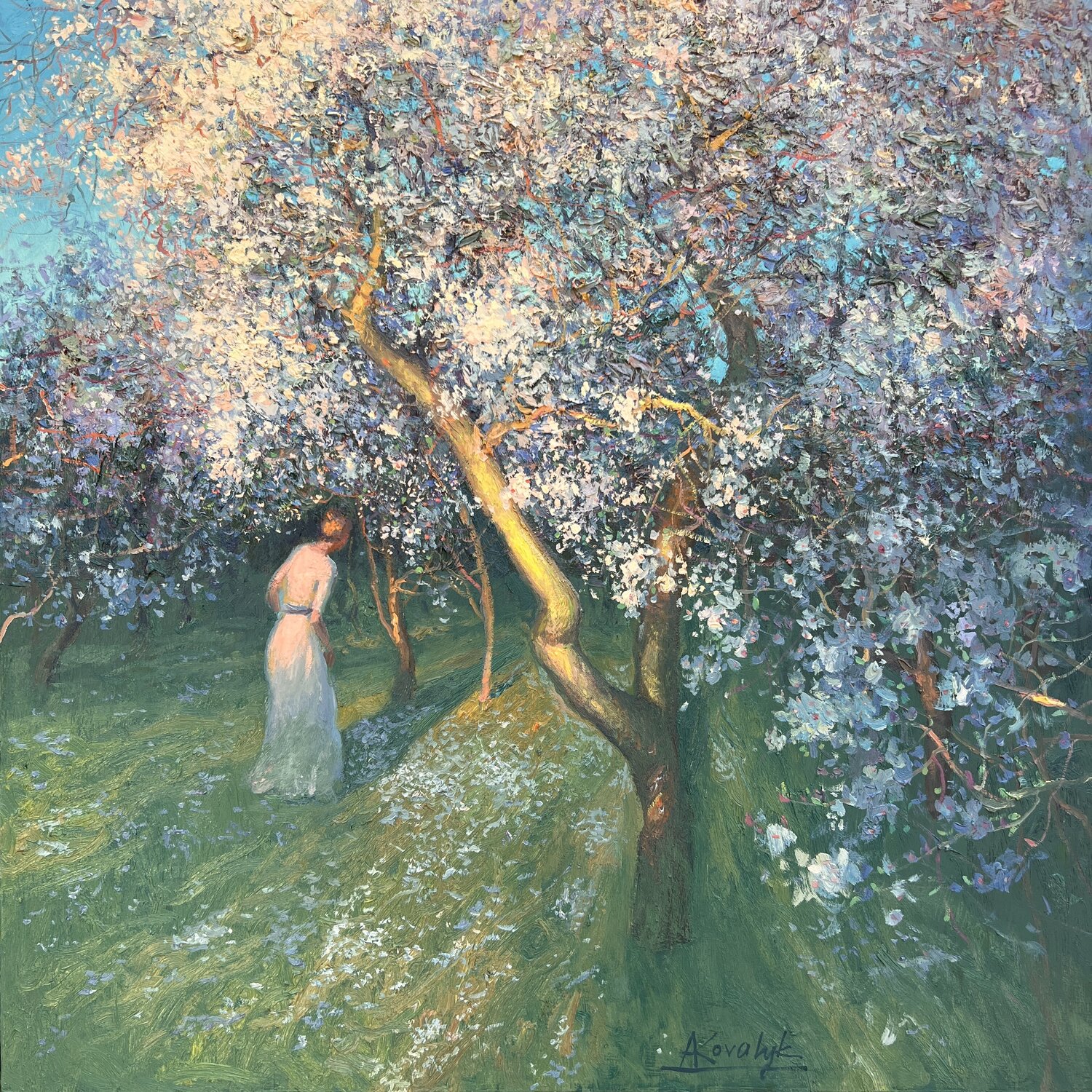 The Quiet Awakening Andrii Kovalyk Original painting for sale