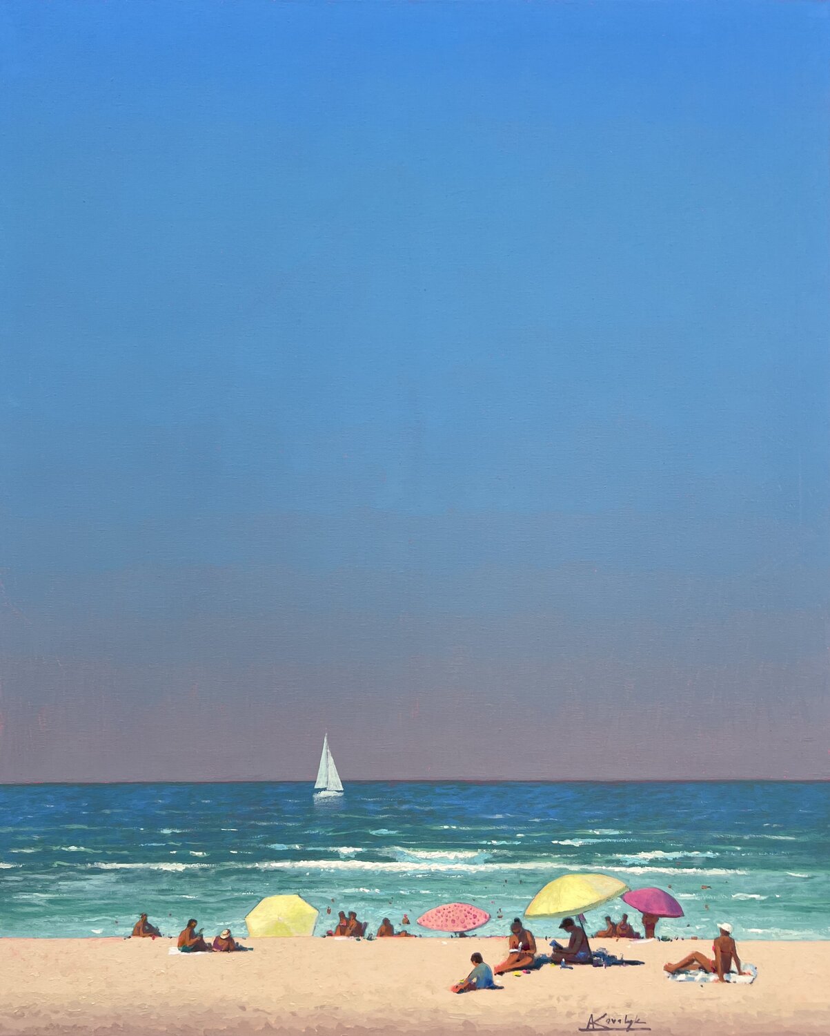 Memories of Summer Andrii Kovalyk Original painting for sale
