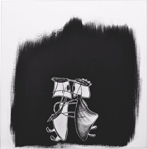 Siamo arrivati... ma che strano posto è questo? by Alessandra Zini, Painting for Sale on Select