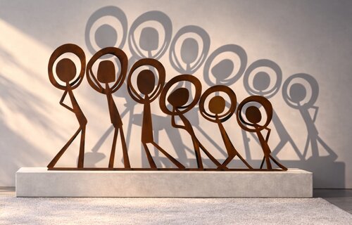 Musica nel bosco 1/9 by Alessandra Zini, Sculpture for Sale on Select