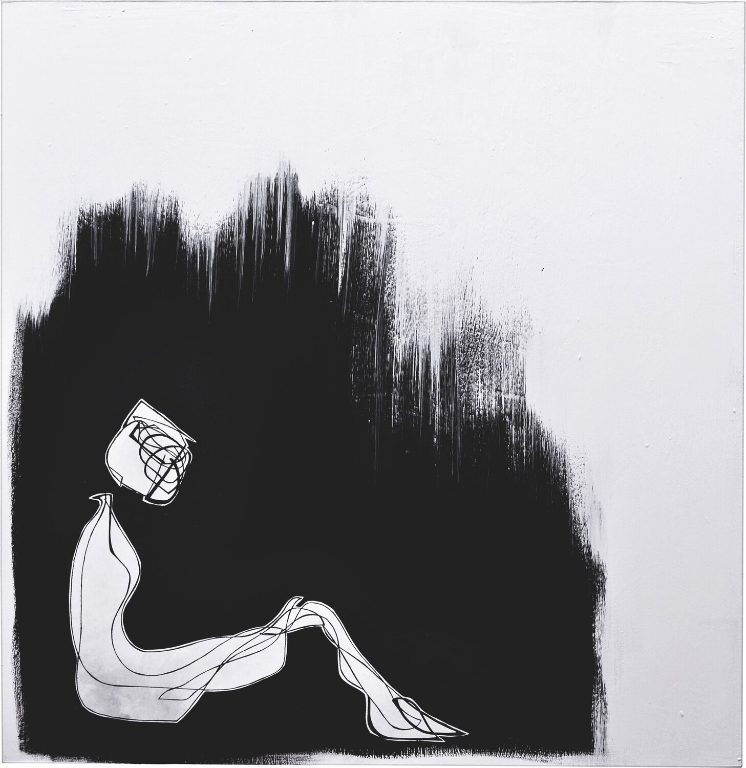 Shhh...osservatemi in silenzio, sto meditando sulla terra Alessandra Zini Original painting for sale
