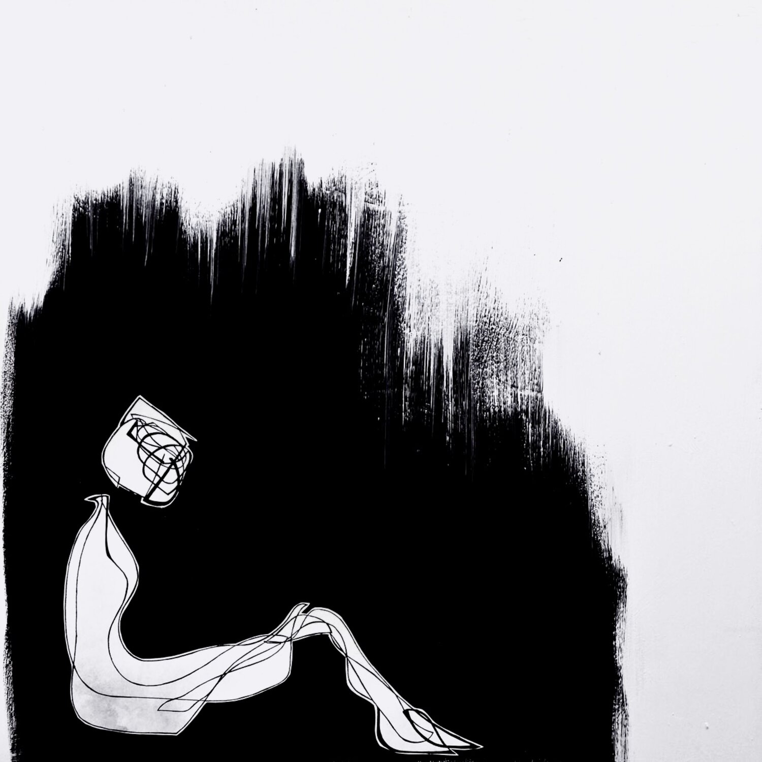 Shhh...osservatemi in silenzio, sto meditando sulla terra Alessandra Zini Original painting for sale