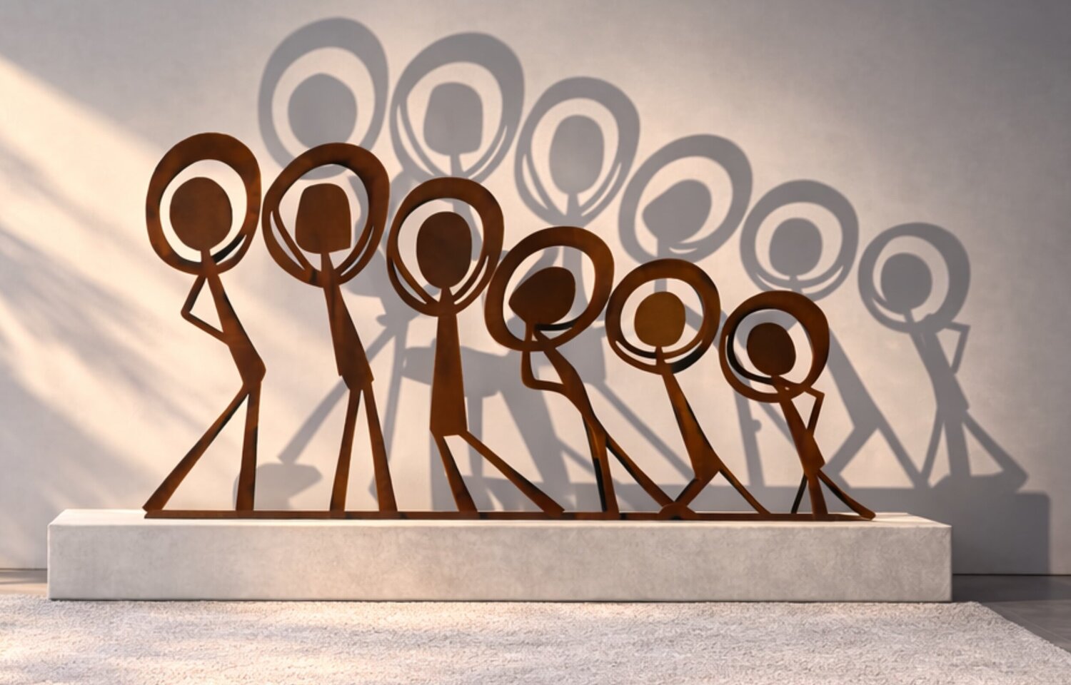 Musica nel bosco 1/9 Alessandra Zini Sculpture for sale