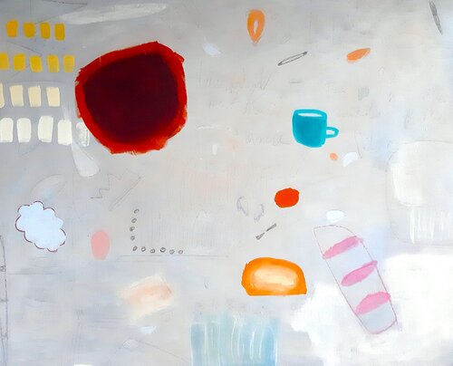 Paperclips by Sara Voss, Painting for Sale on Select