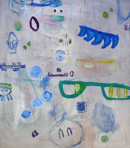 Two-sided time by Sara Voss, Painting for Sale on Select