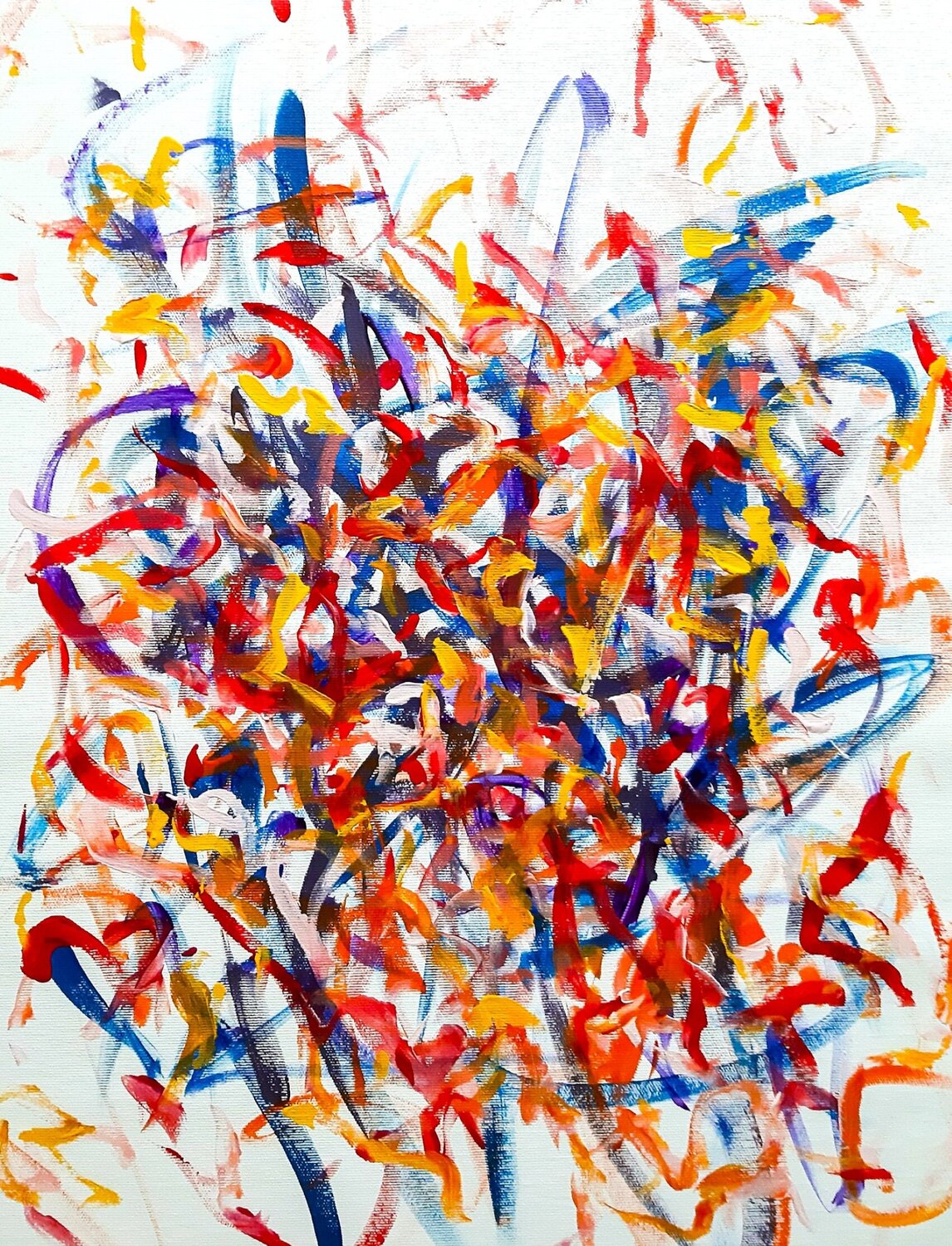 The butterfly effect V. Sara Voss Original painting for sale