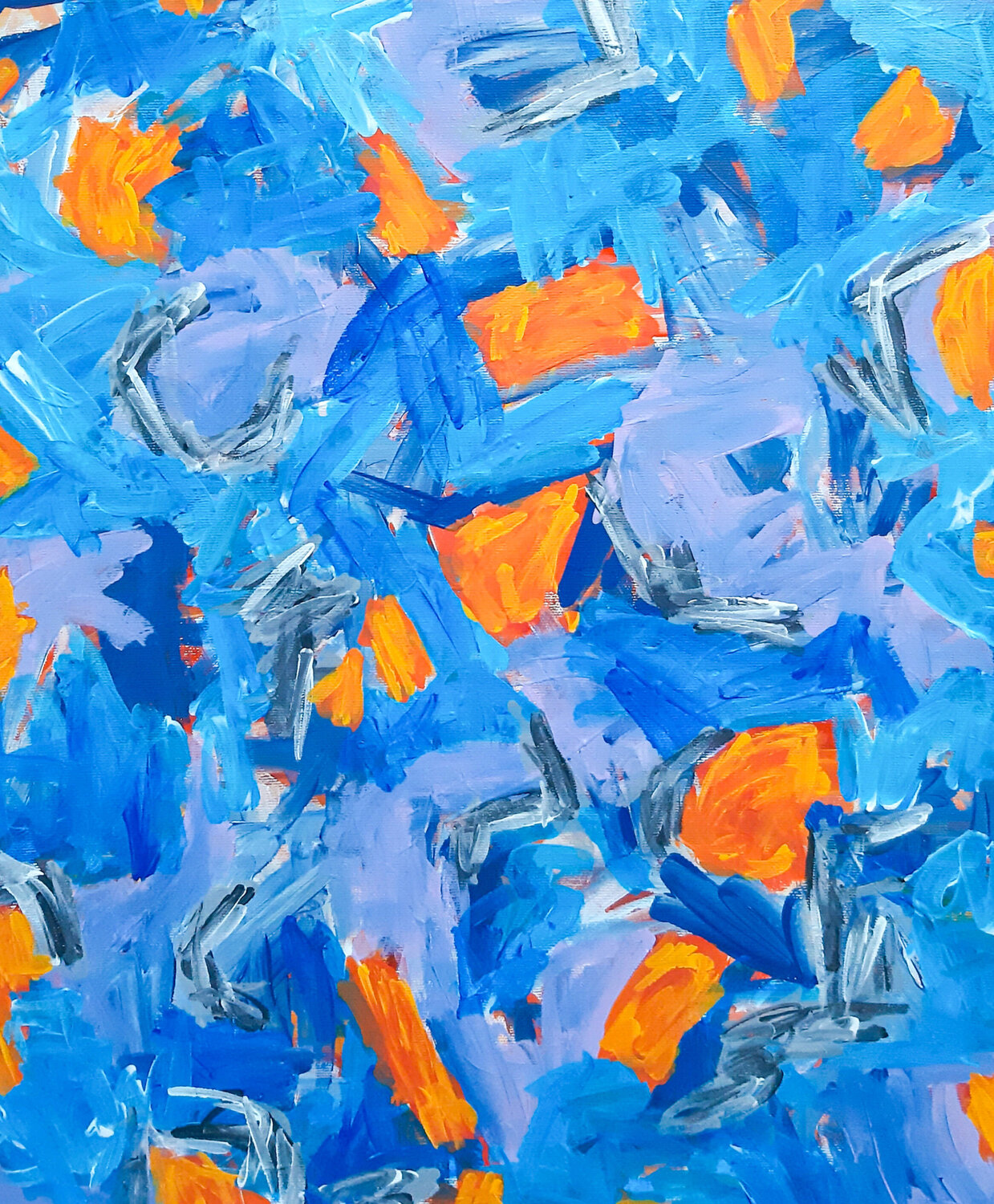 Tell me what you want me to say Sara Voss Original painting for sale