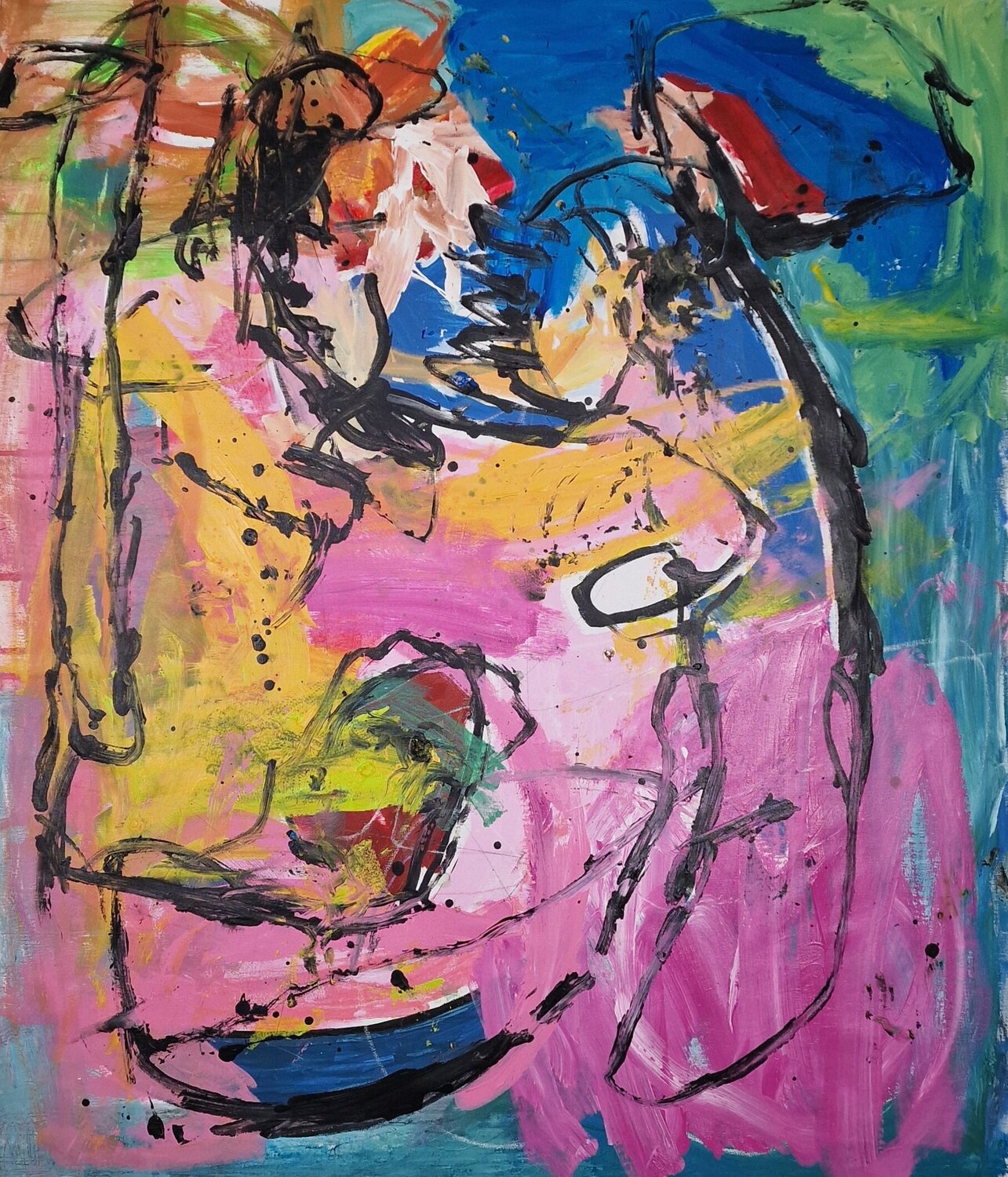 Tell me you know what you're doing Sara Voss Original painting for sale