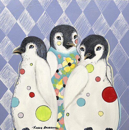 Friends by Daria Borisova, Painting for Sale on Select