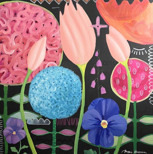 Dark Night by Daria Borisova, Painting for Sale on Select