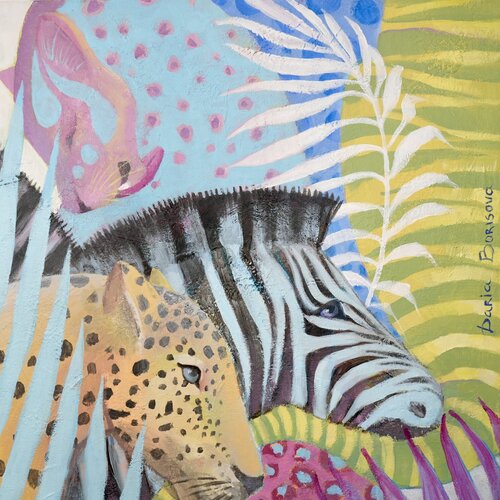 Jungle World by Daria Borisova, Painting for Sale on Select