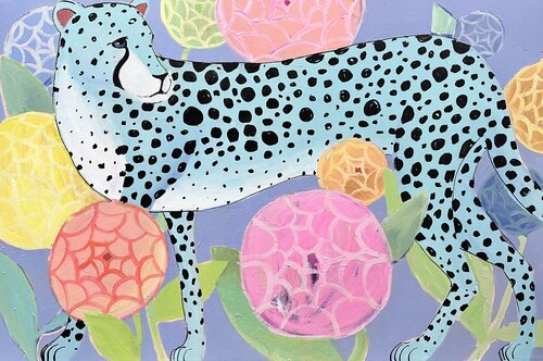 Midnight Blossom by Daria Borisova, Painting for Sale on Select