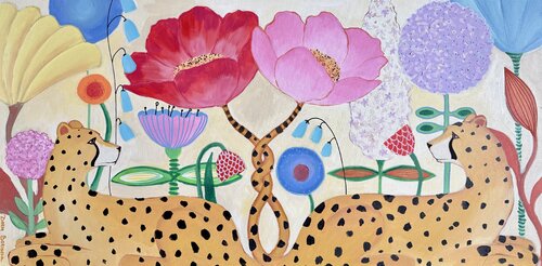 Garden of Joy by Daria Borisova, Painting for Sale on Select