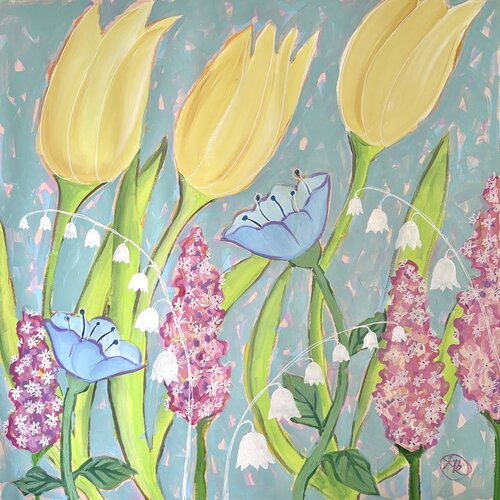 Summer Dew by Daria Borisova, Painting for Sale on Select