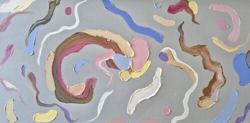Harmonious Chaos. Composition #4 by Daria Borisova, Painting for Sale on Select