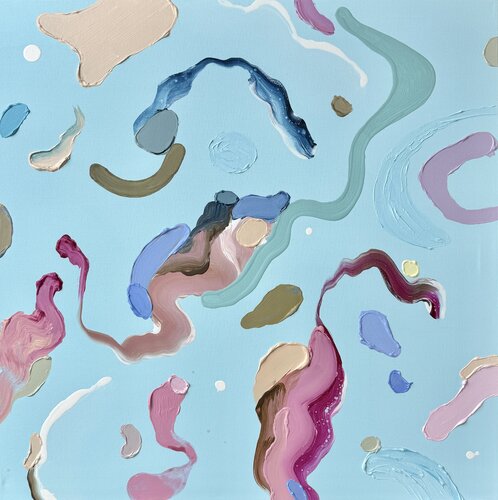 Harmonious Chaos. Composition #9 by Daria Borisova, Painting for Sale on Select
