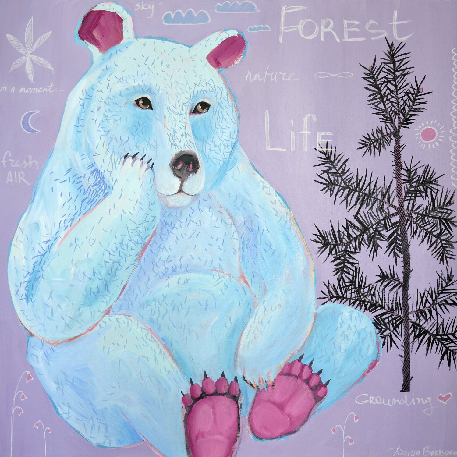 Little Secret Daria Borisova Original painting for sale